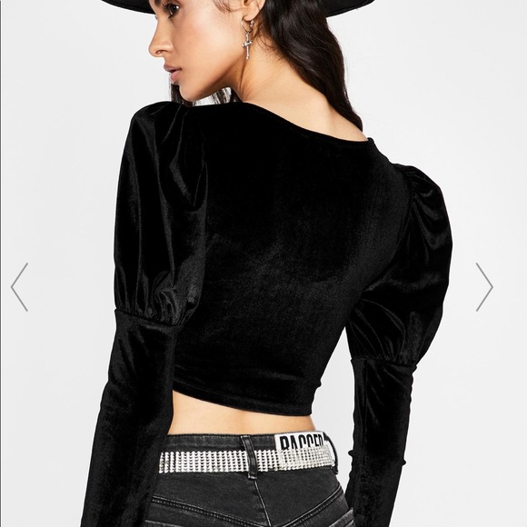 SOULFUL N' SASSY VELVET TOP - Picture 2 of 2